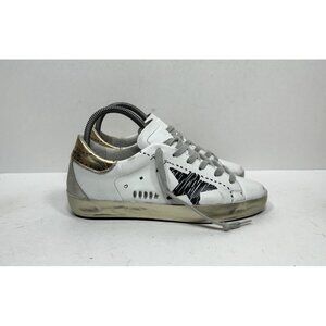 Golden Goose Superstar White Gold Sketch Women's Size 7 / 37 Sneakers Shoes